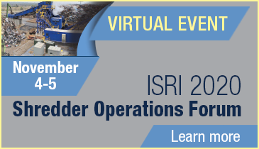 isri forum scrap recycling industries institute register today shredder operations virtual fall